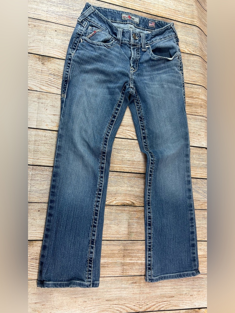 Women’s Ariat FR Fire Resistant Mid Rise Bootcut Jeans Size 26S